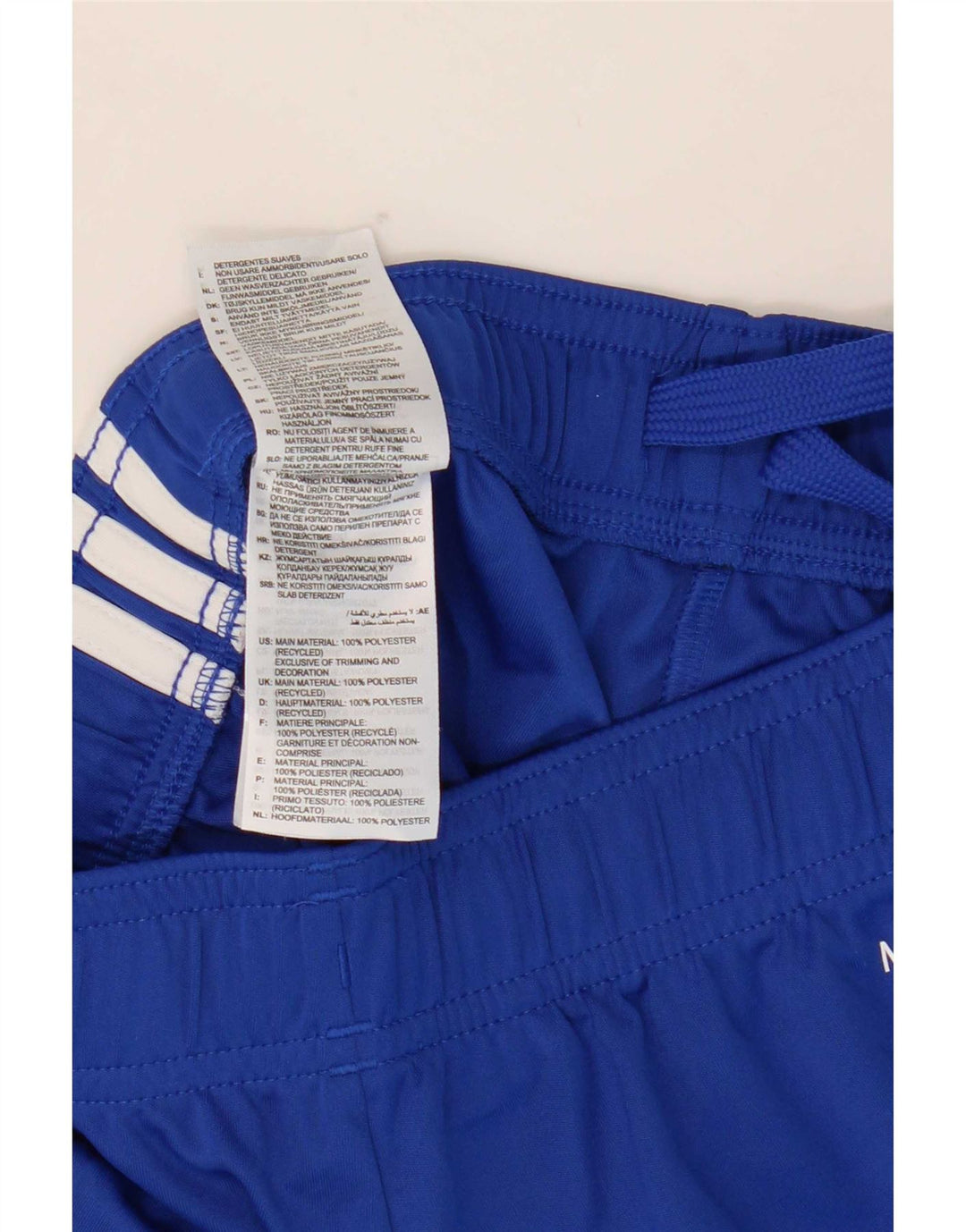 Adidas Boys Aeroready Sport Shorts 9-10 Years Blue Polyester