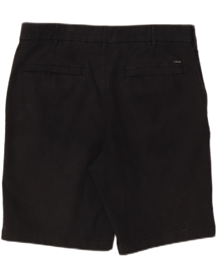 IZOD Mens Chino Shorts W34 Large Navy Blue Cotton Vintage Izod and Second-Hand Izod from Messina Hembry 