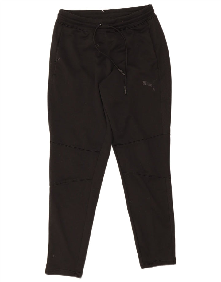 Puma Mens Tracksuit Trousers Small  Black Polyester