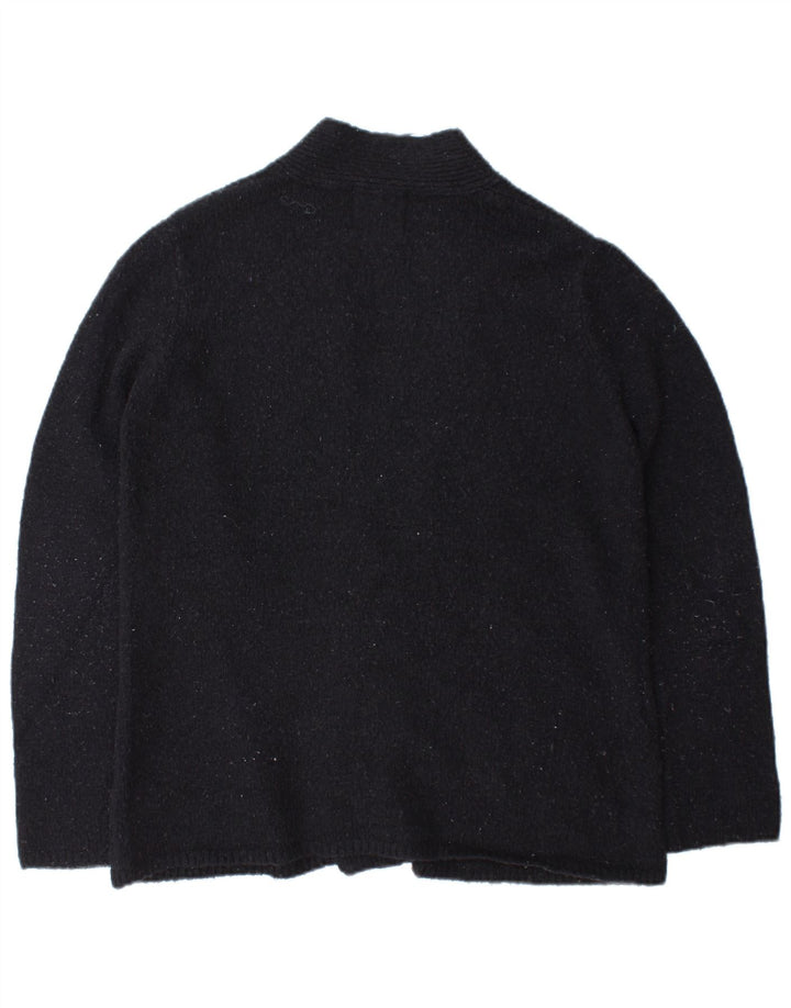 Maglione cardigan aperto da donna Zara UK 14 blu navy medio