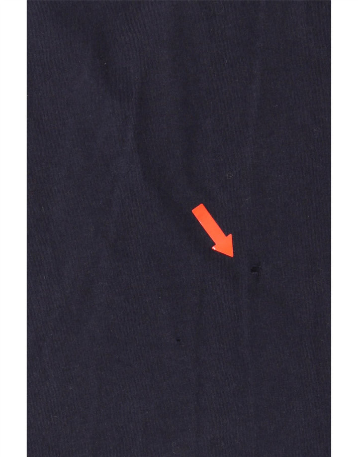 Nike grafisk T-shirt top til mænd, lille marineblå bomuld