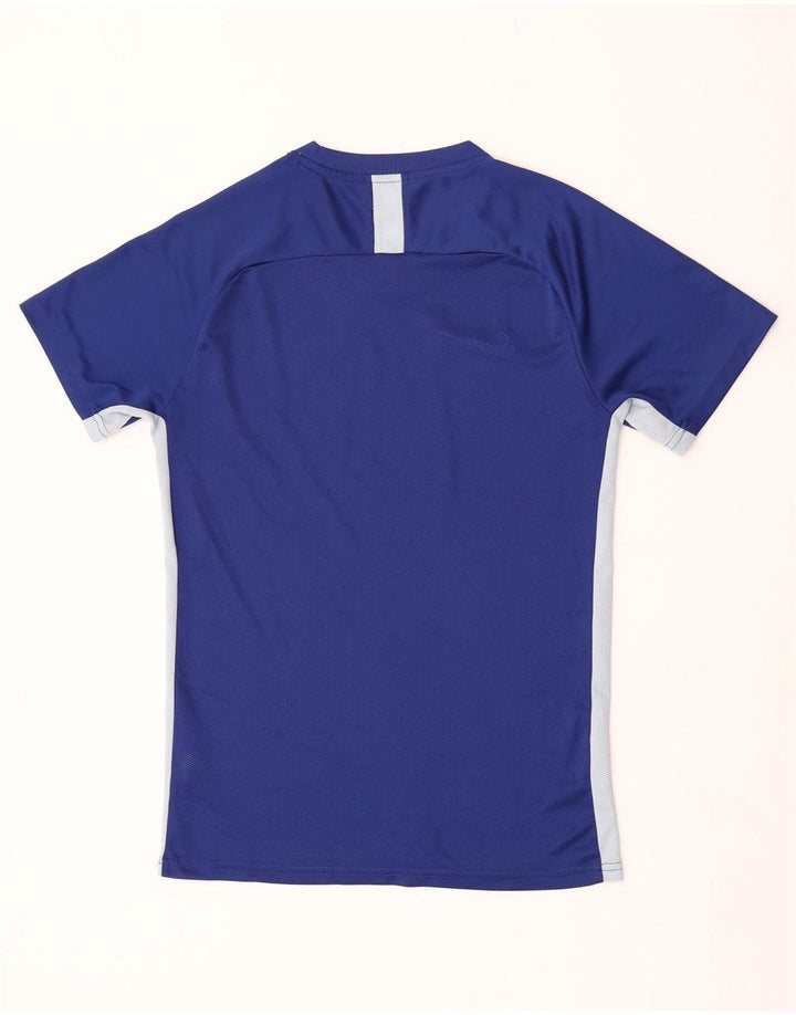 Nike Mens Dri Fit T-Shirt Top Small Blue Colourblock