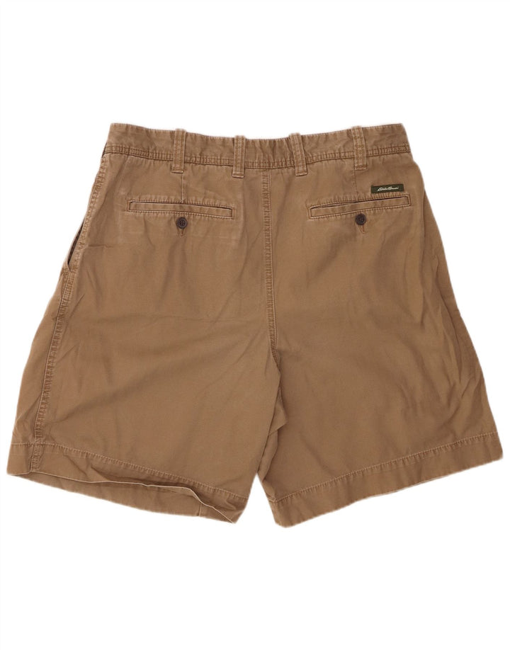 Eddie Bauer Short Chino Pegged Homme W36 Grand Coton Marron