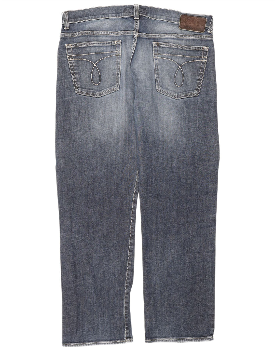 Męskie proste dżinsy Calvin Klein W36 L31 niebieskie