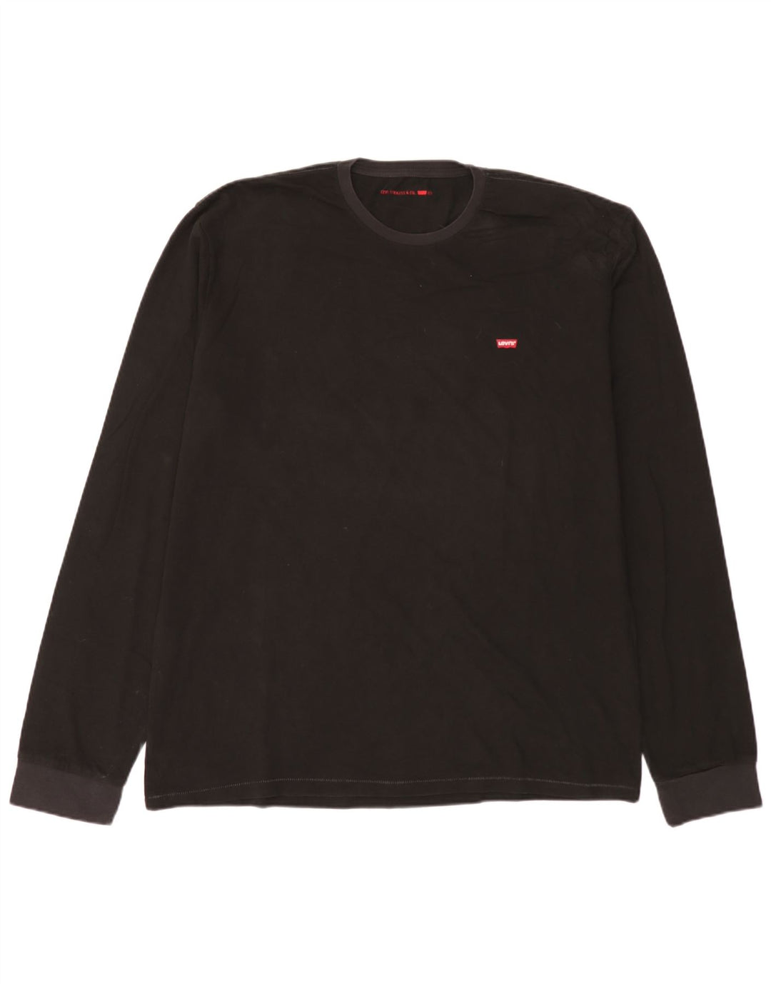 Levi's Uomo Top Manica Lunga 2XL Cotone Nero