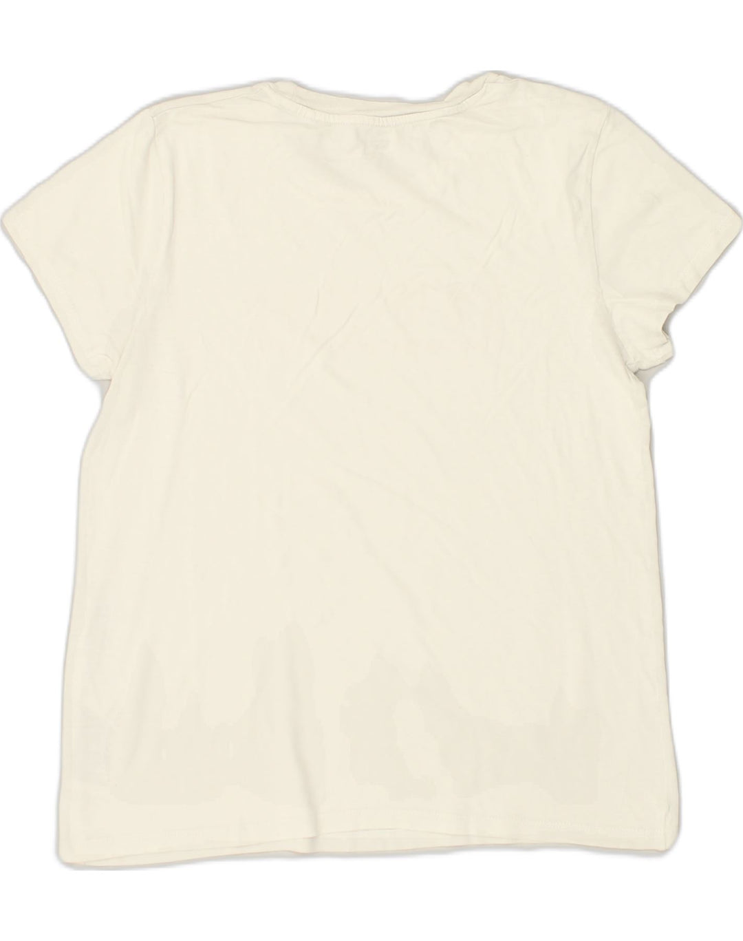 LEVI'S Womens Loose Fit Graphic T-Shirt Top UK 10 Small White Cotton | Vintage Levi's | Thrift | Second-Hand Levi's | Used Clothing | Messina Hembry 