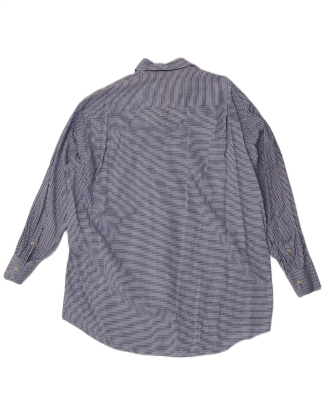 Nautica Mens Shirt Size 16 1/2 Large Blue Check Cotton