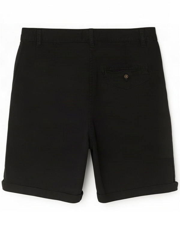 Marks & Spencer Damen Chinoshorts UK 12 Medium W34 Schwarz Baumwolle