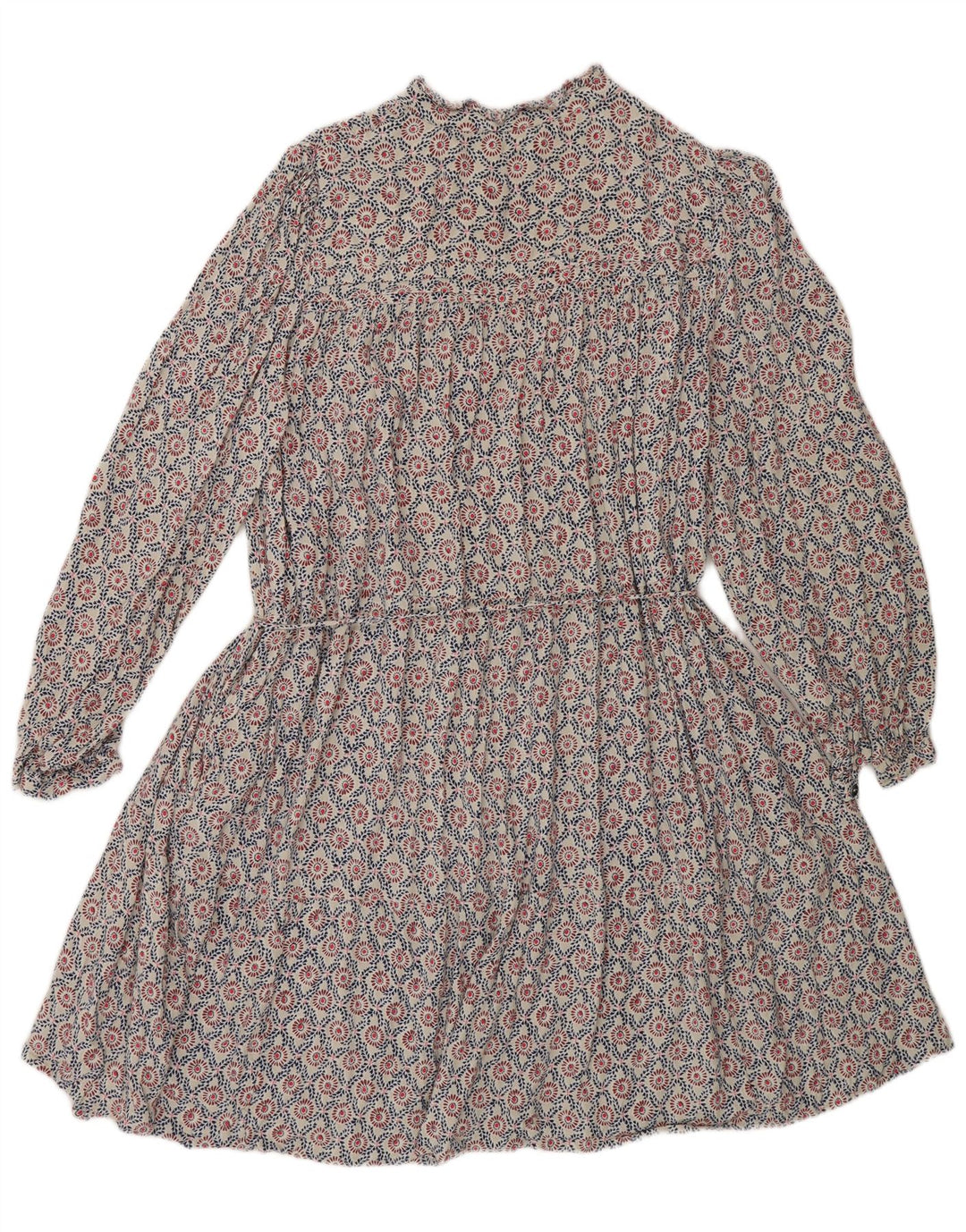 Marks & Spencer Womens Tiered Dress UK 16 Large Multicoloured Bohemian