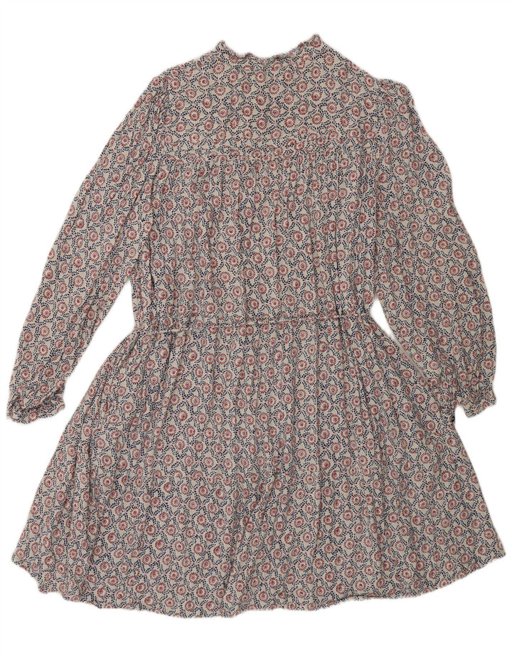 Marks & Spencer Womens Tiered Dress UK 16 Large Multicoloured Bohemian