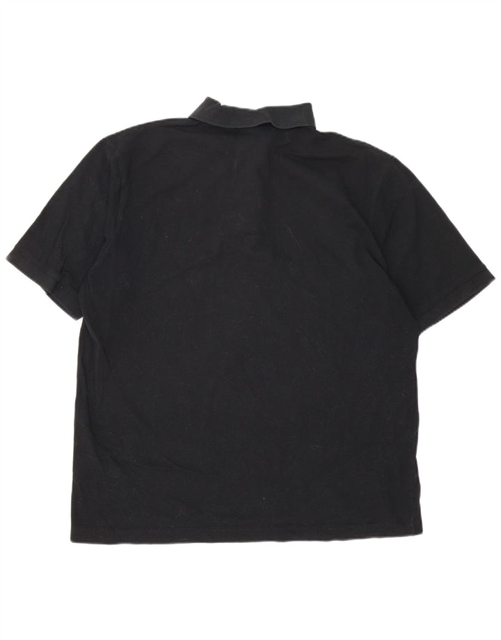 AUSTRALIAN L'ALPINA Mens Polo Shirt IT 50 Medium Black