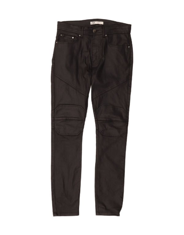 Zara Herre Skinny Jeans EU 40 Medium W31 L30 Sort Bomuld