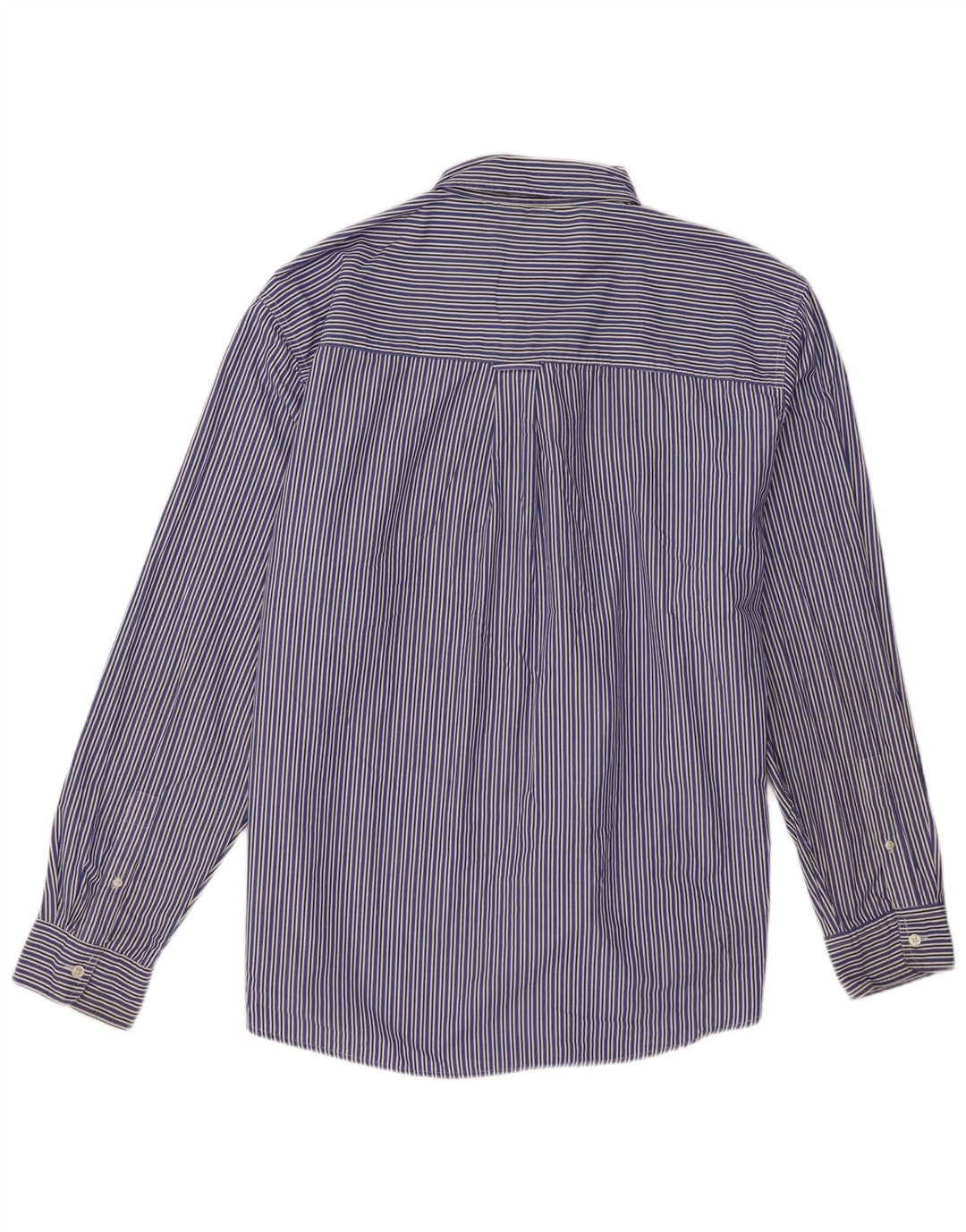 Camisa masculina Chaps 2XL algodão listrado azul