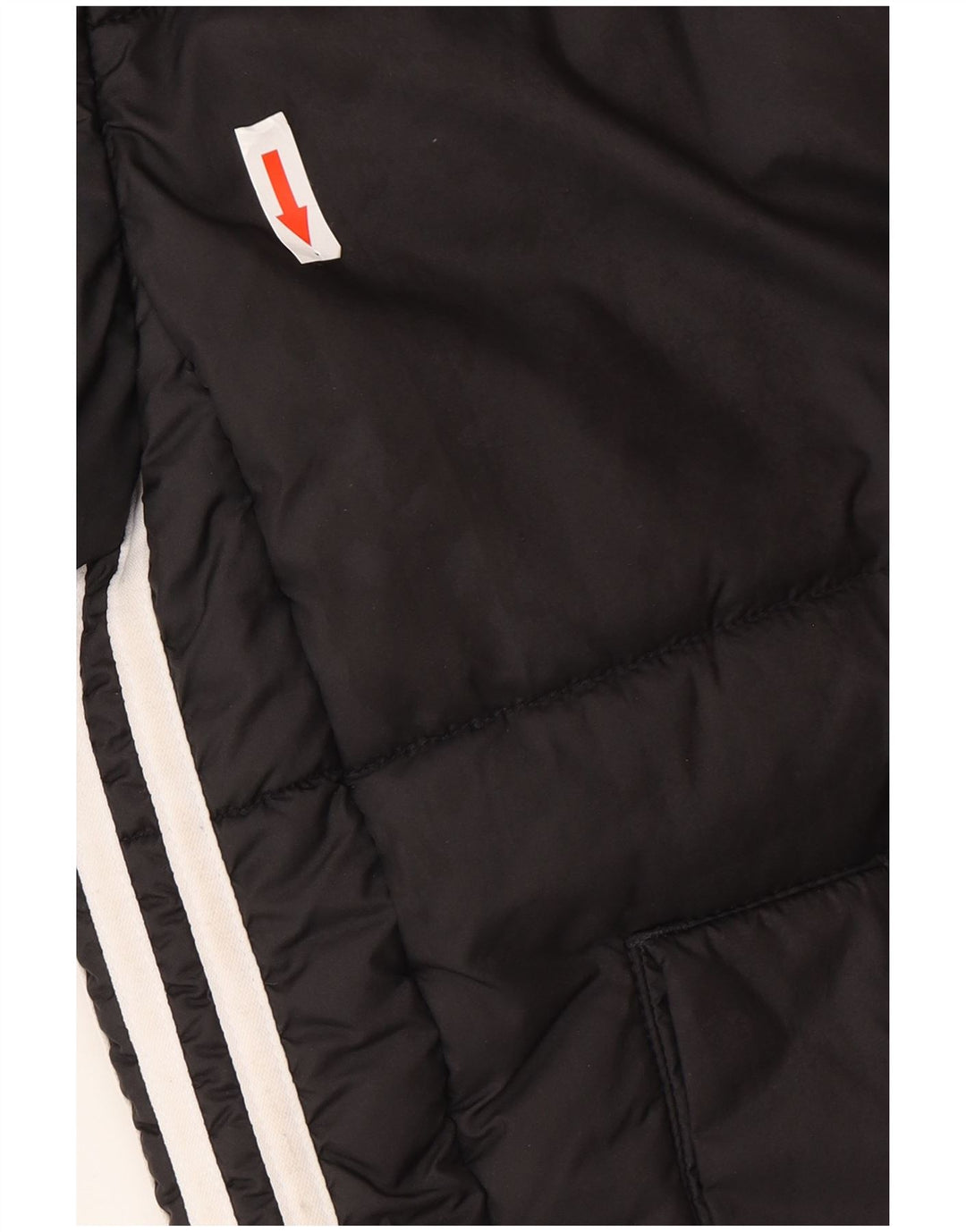 Adidas női túlméretezett párnázott dzseki UK 10 kis fekete poliészter