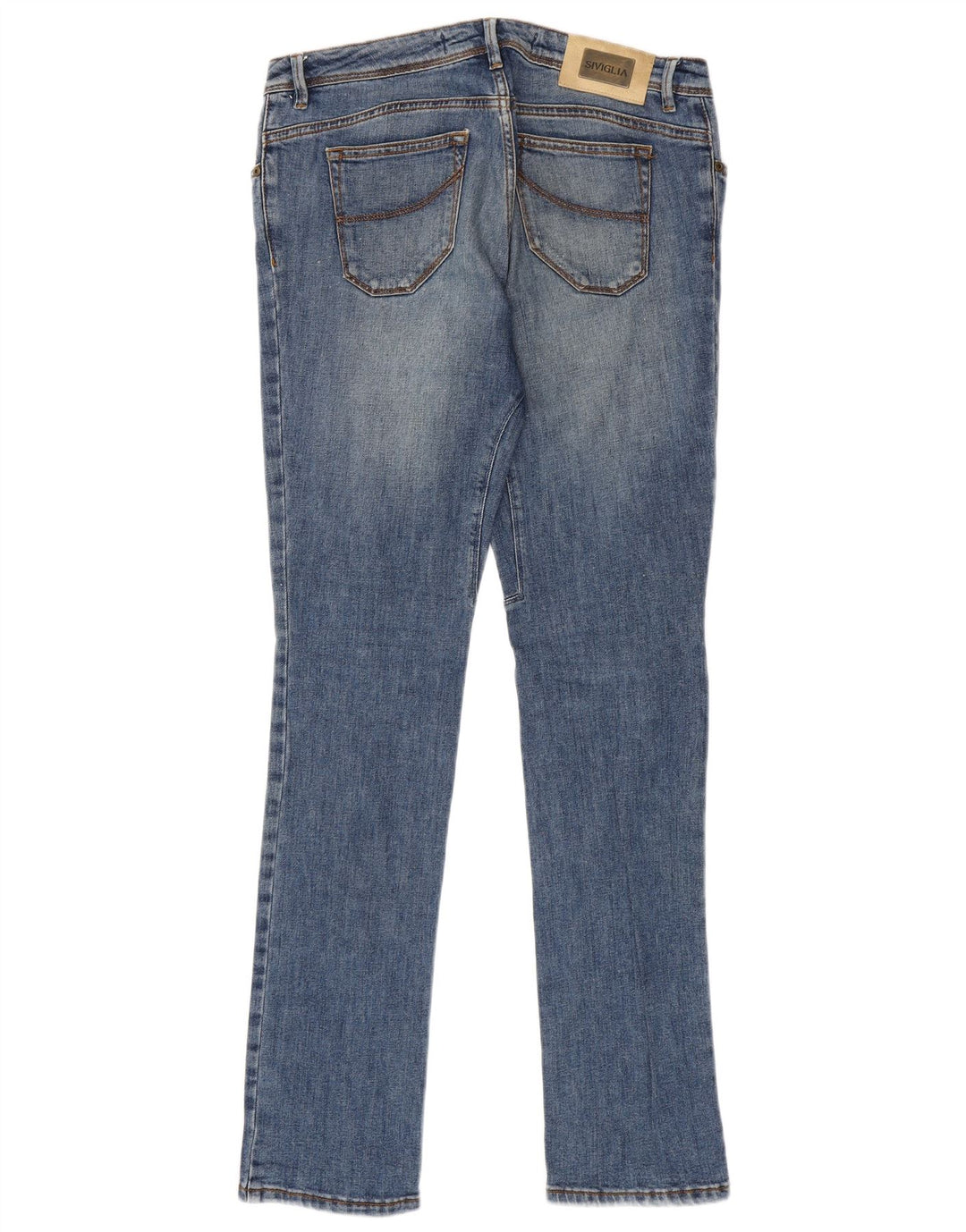 SIVIGLIA Womens Slim Jeans W30 L34 Blue Cotton