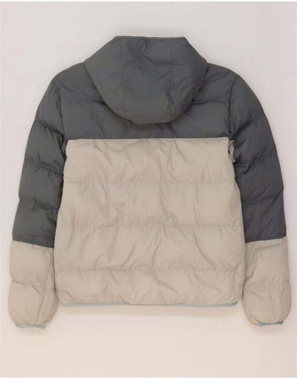 Giacca imbottita con cappuccio Nike Storm-Fit da uomo UK 38 Colore grigio medio