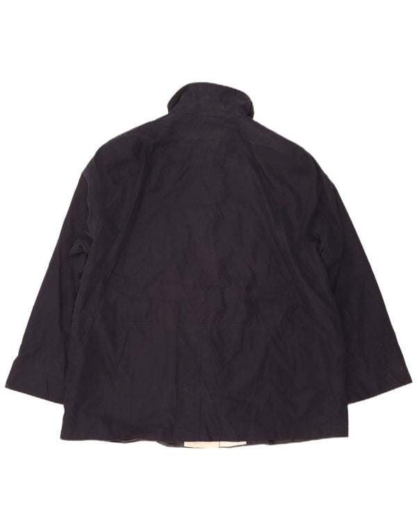 Marks & Spencer Damen Utility-Jacke UK 20 2XL Marineblau Polyester