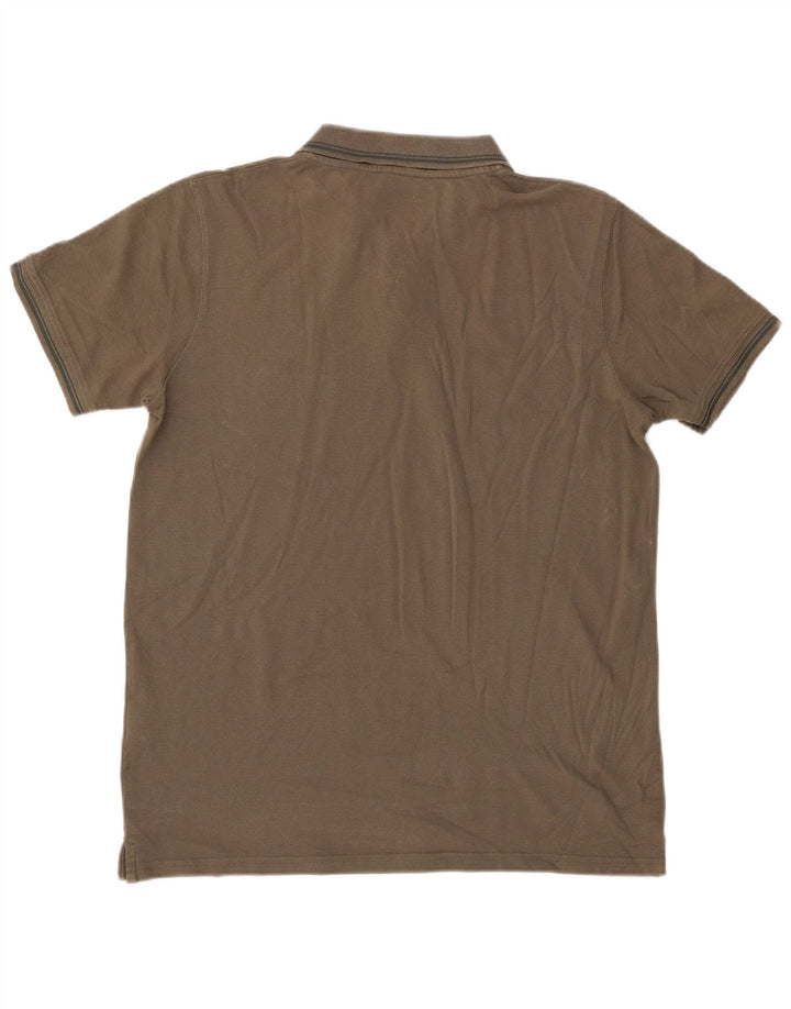 Carrera Mens Polo Shirt XL Khaki Cotton