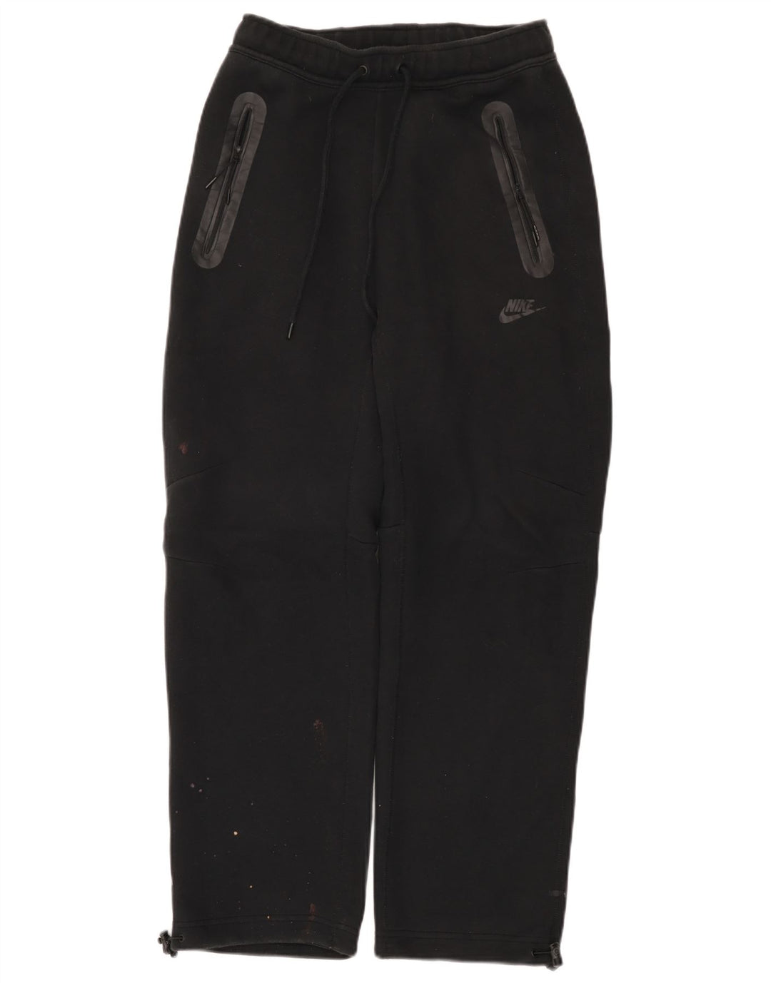 Calça de treino masculina Nike pequena de algodão preto