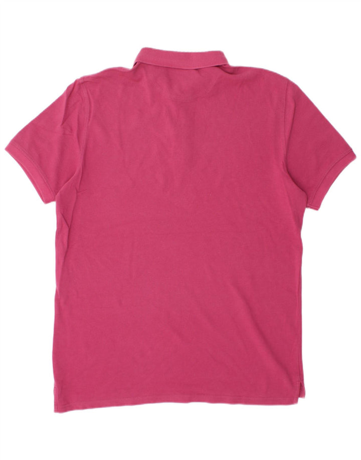 Massimo Dutti Herren Poloshirt Large Pink