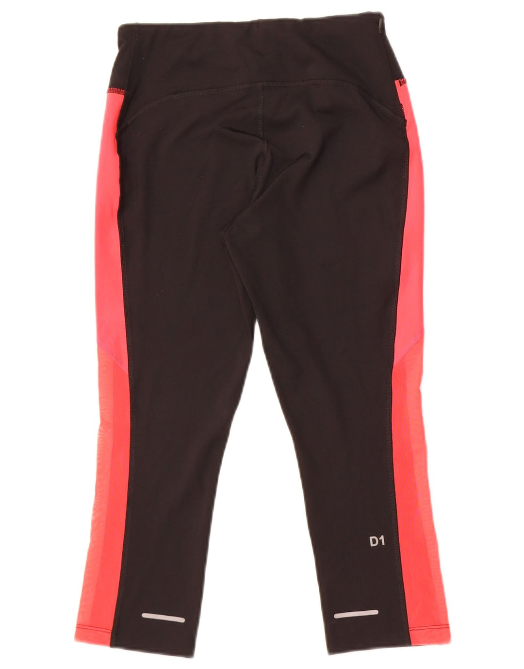 Asics Capri-Leggings für Damen, UK 10, Größe S, Schwarz, Colourblock-Polyester