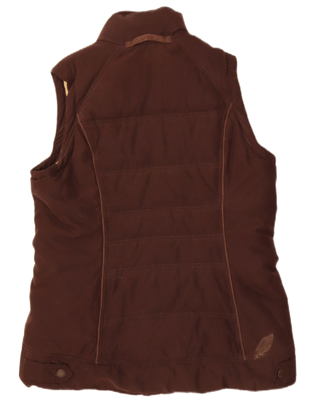 Musto Womens Polstret Gilet UK 16 Large Brown Polyester