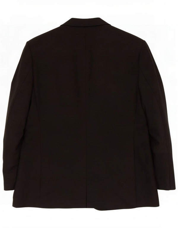 Marks & Spencer Giacca blazer a 2 bottoni da uomo UK 38 Medium Black Poliestere