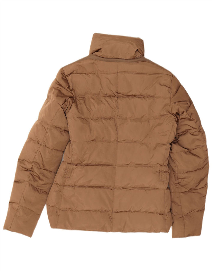 Geox Womens Respira Oversized Padded Jacket UK 8 Small Beige Polyester