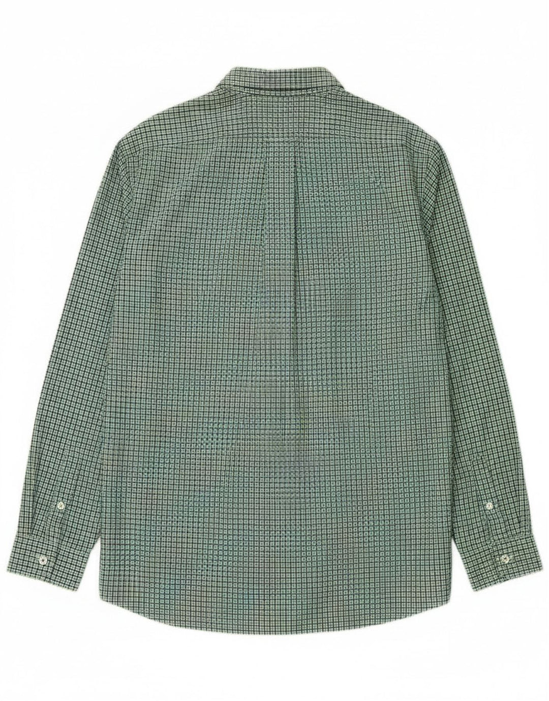Gap Mens Slim Fit Shirt XL Green Check Cotton