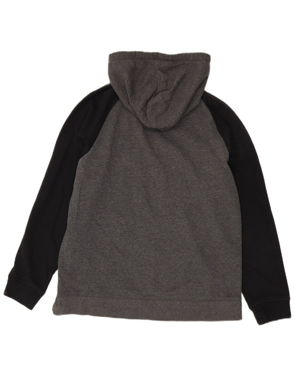 Ανδρικό Reebok Graphic Hoodie Jumper Medium Grey Colourblock Βαμβακερό