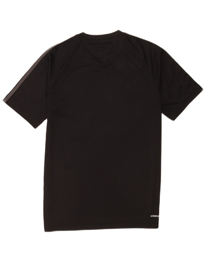 Adidas Mens Aeroready T-Shirt Top Small Black Polyester