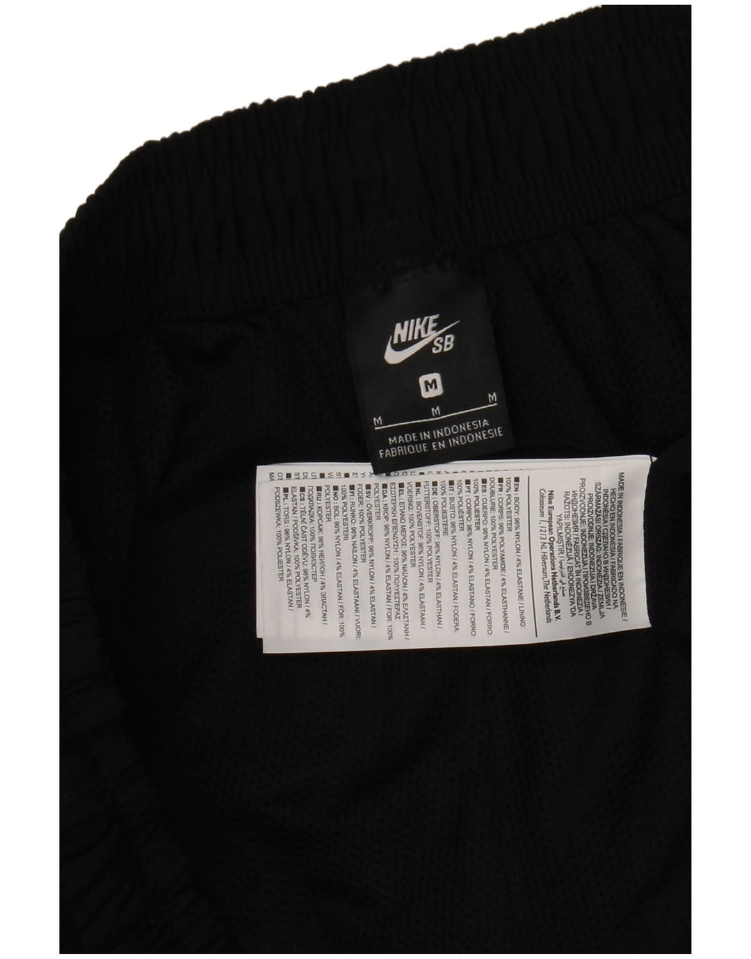 Nike Mens Tracksuit Trousers Joggers Medium  Black Nylon