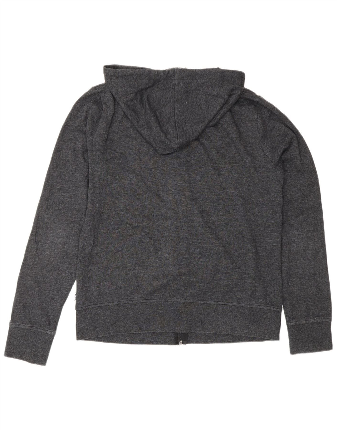 VANS Womens Zip Hoodie Sweater UK 14 Medium Grey