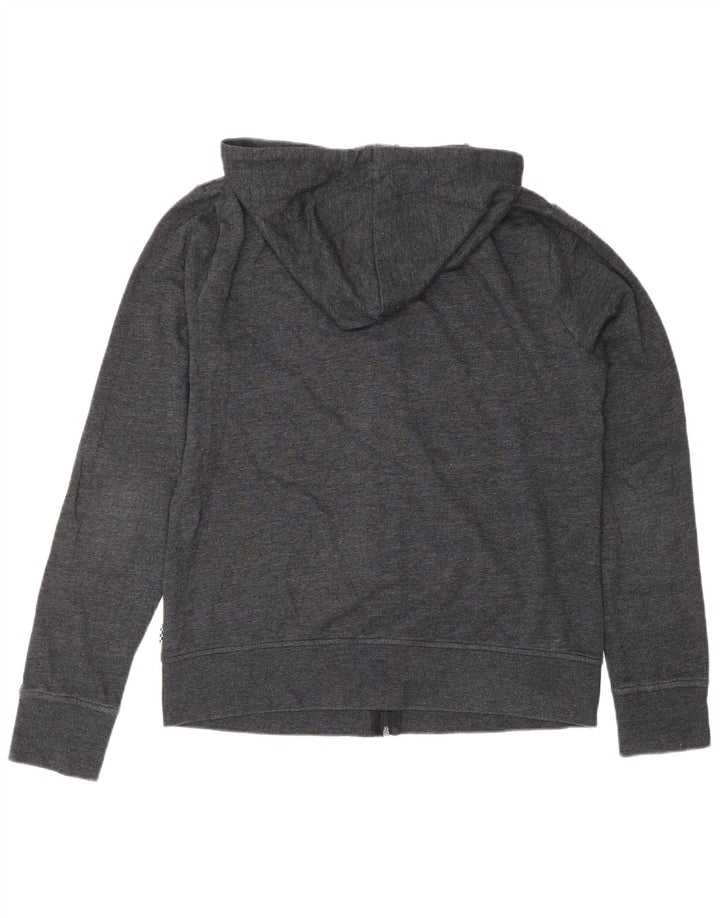 VANS Womens Zip Hoodie Sweater UK 14 Medium Grey