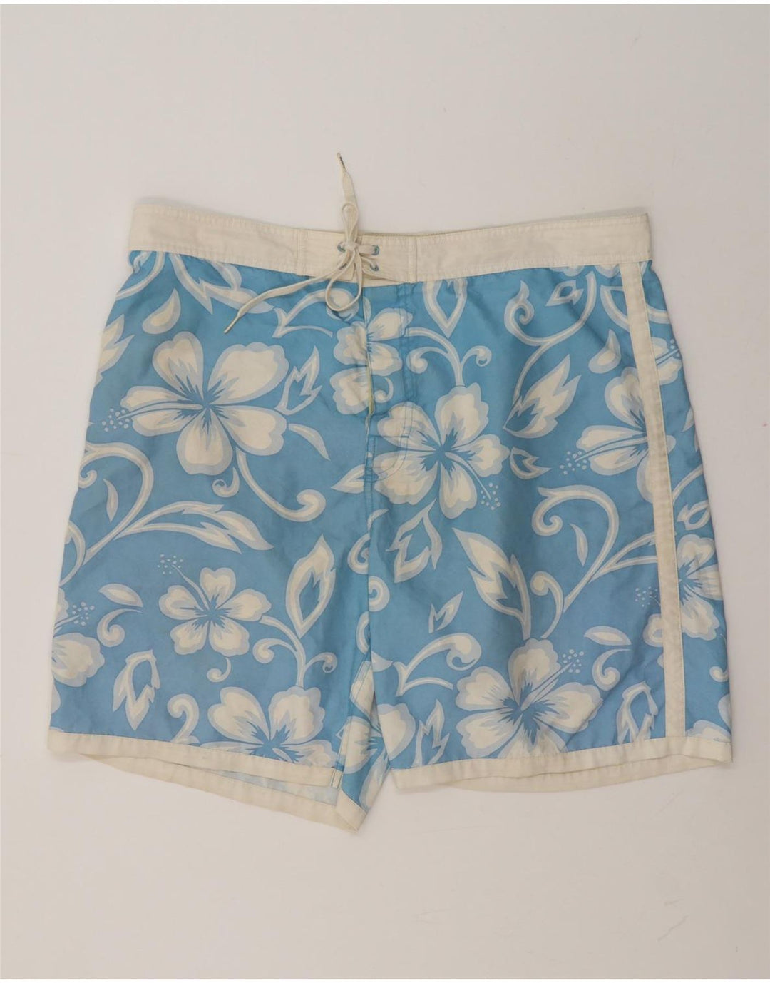 Sundek Mens Swimming Shorts XL  Blue Floral