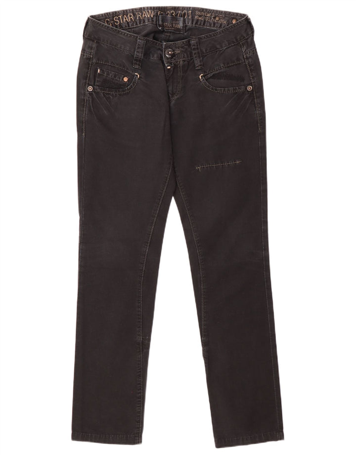 G-Star Womens Slim Jeans W27 L30 Black Cotton