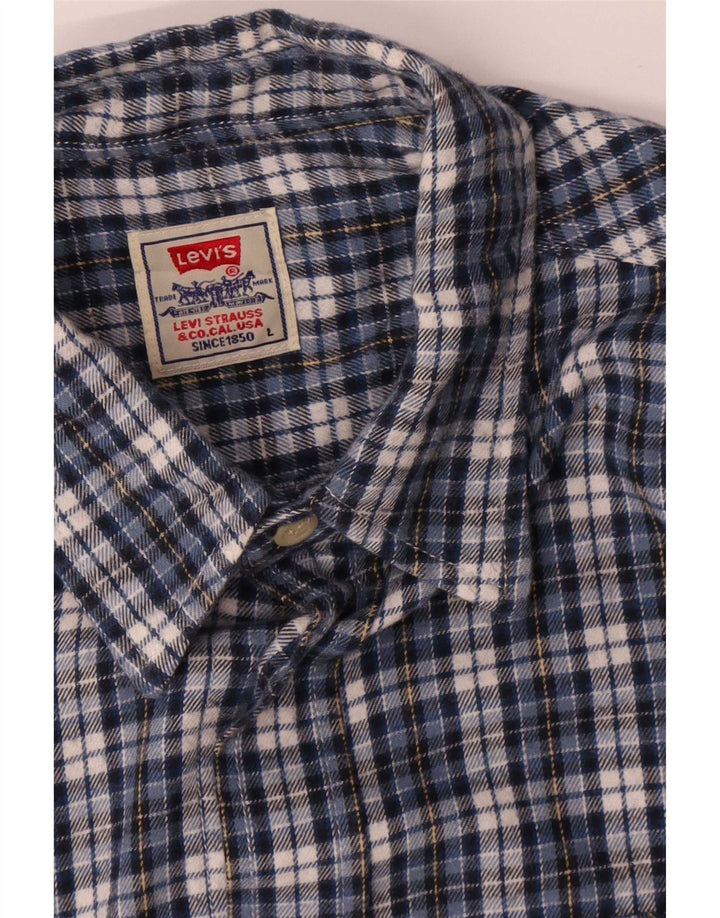 Levi's férfi flanel ing, nagy kék kockás