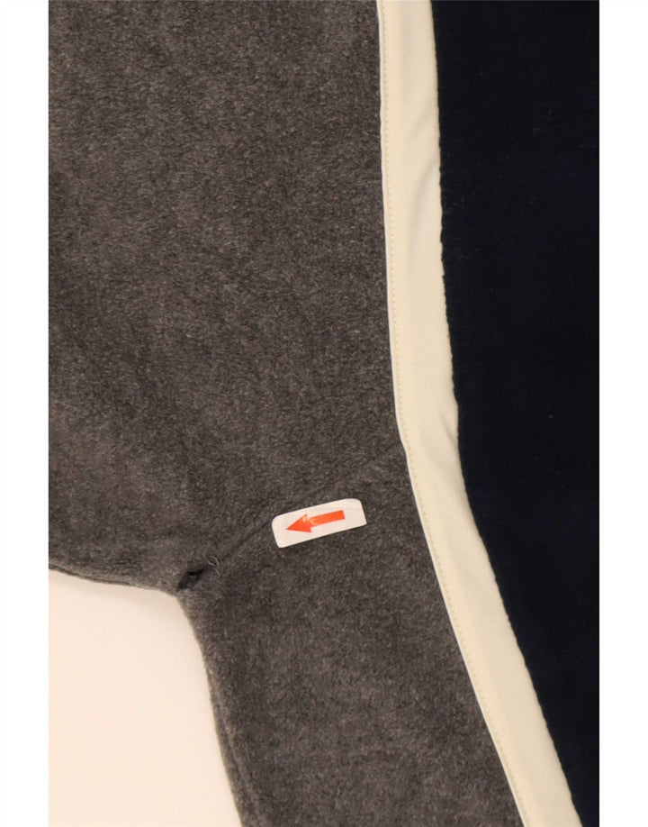 Campagnolo Fleece Jumper med lynlås til mænd Medium Grå Colourblock Polyester