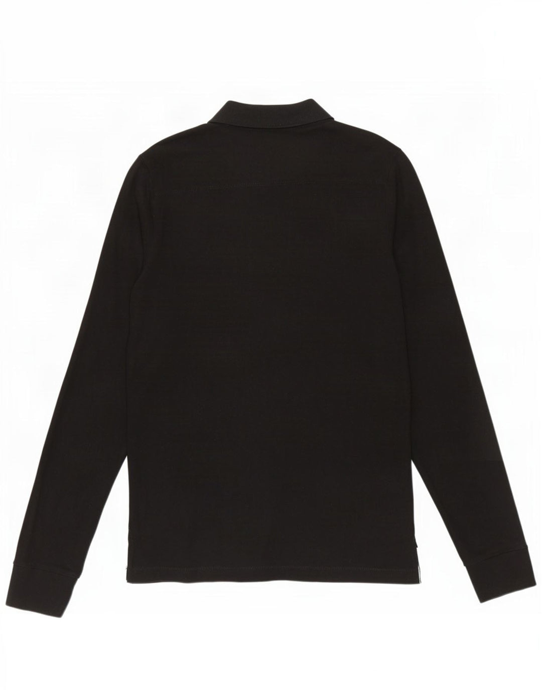 French Connection Langærmet poloshirt til mænd Medium sort bomuld