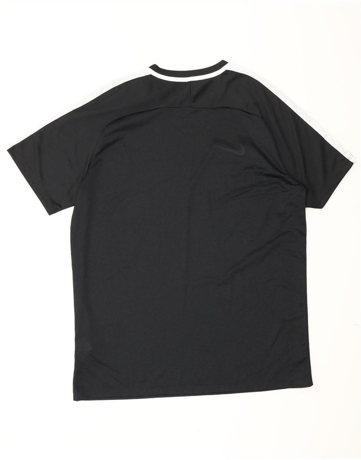 Nike Herren Dri Fit T-Shirt Top XL Schwarz Polyester