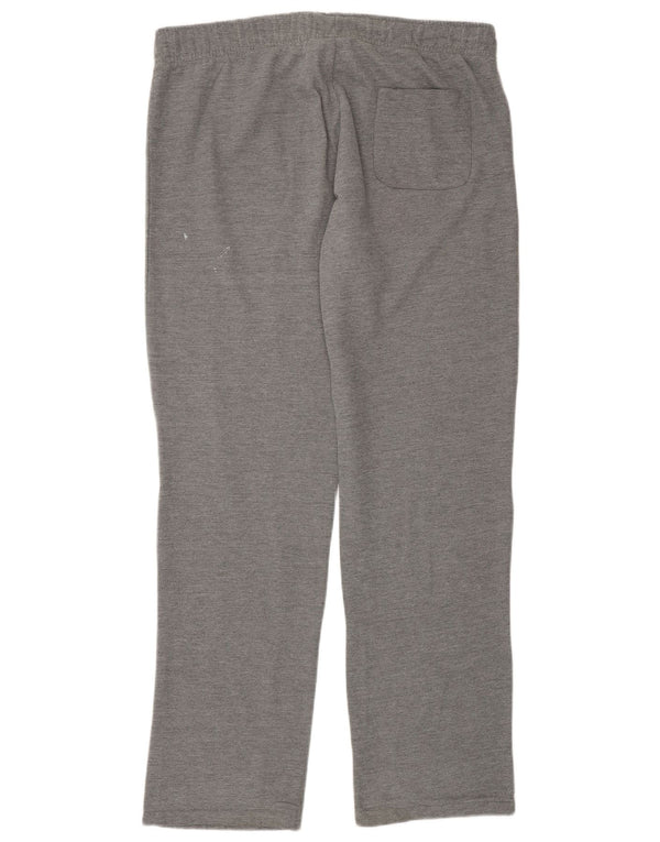 Kappa Womens Tracksuit Trousers UK 14 Medium Grey Flecked Cotton
