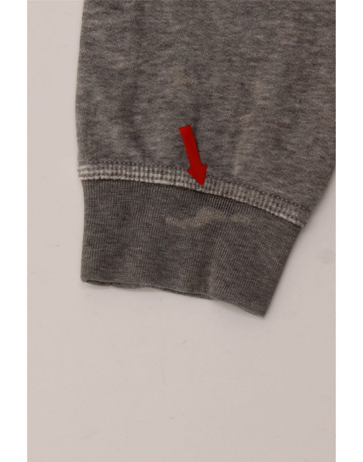 Nike Sweat-shirt pour homme en coton moucheté Gris Taille S