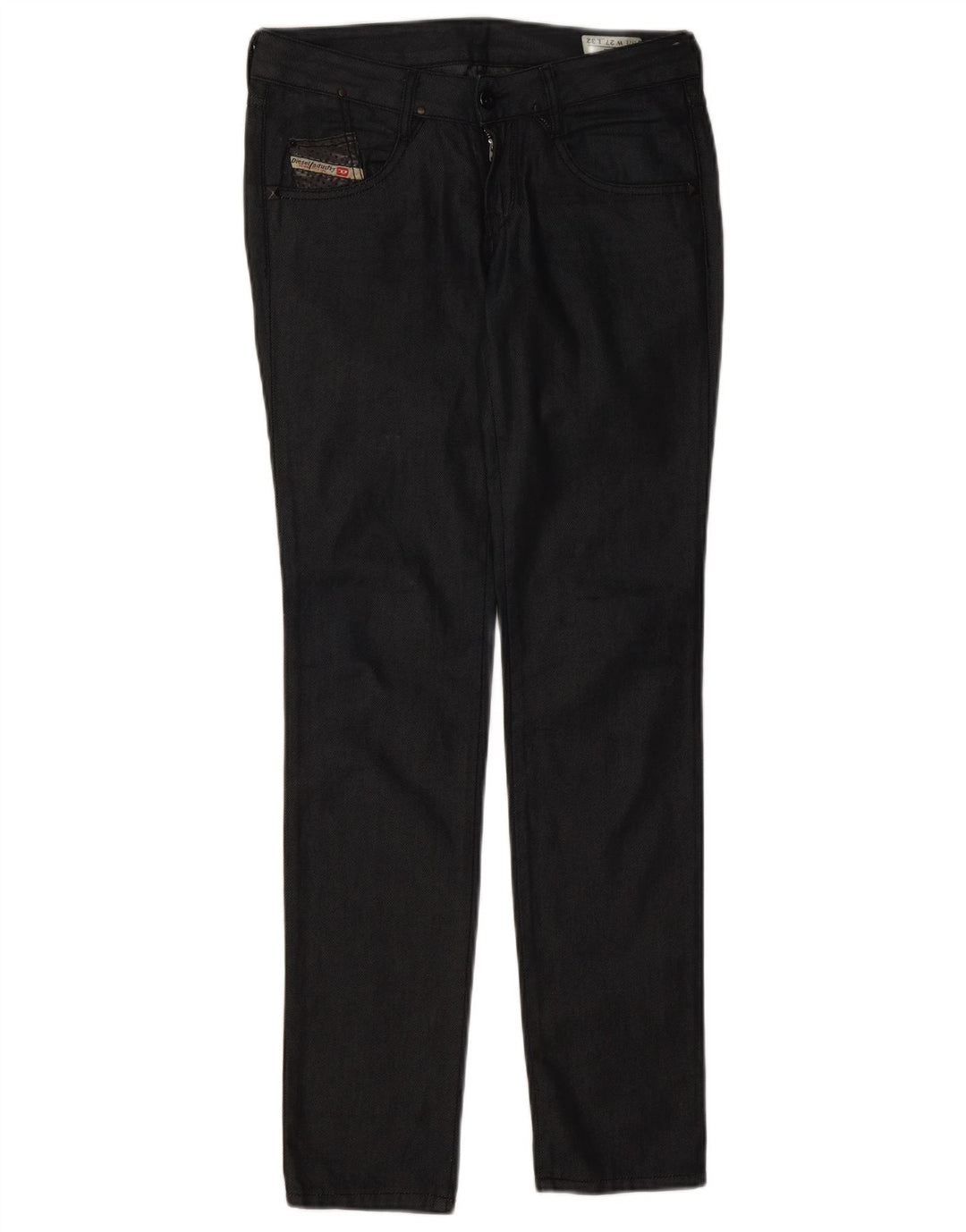 Diesel Womens Clush Slim Jeans W27 L32 Black Cotton