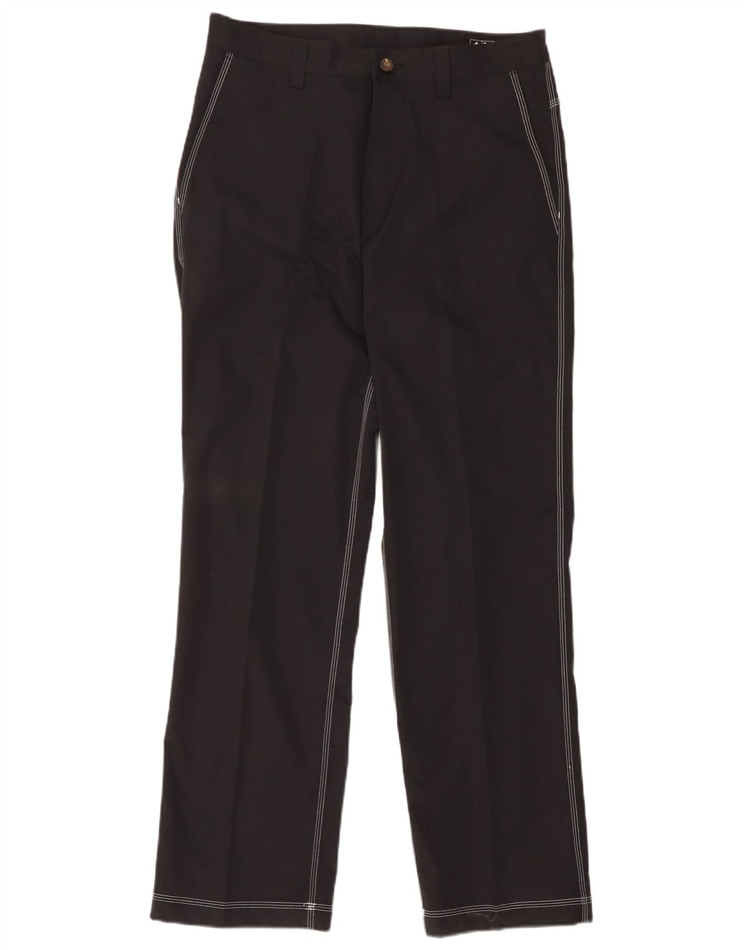 Adidas Mens Climacool Straight Chino Trousers W34 L32 Black Polyester