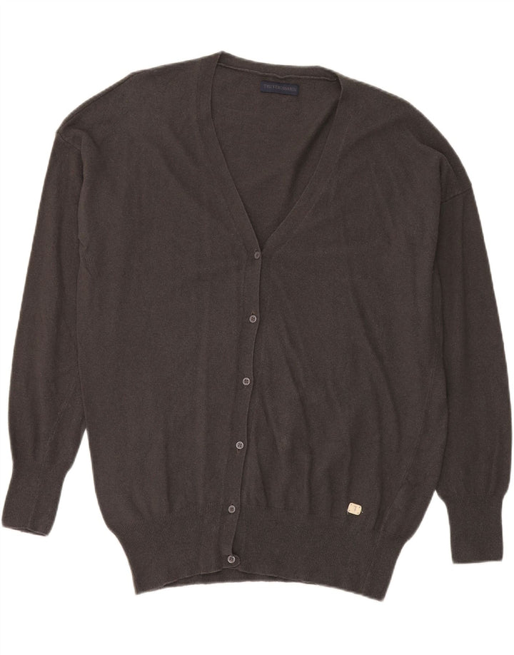 Trussardi Herre Cardigan Sweater XL Grå Viscose