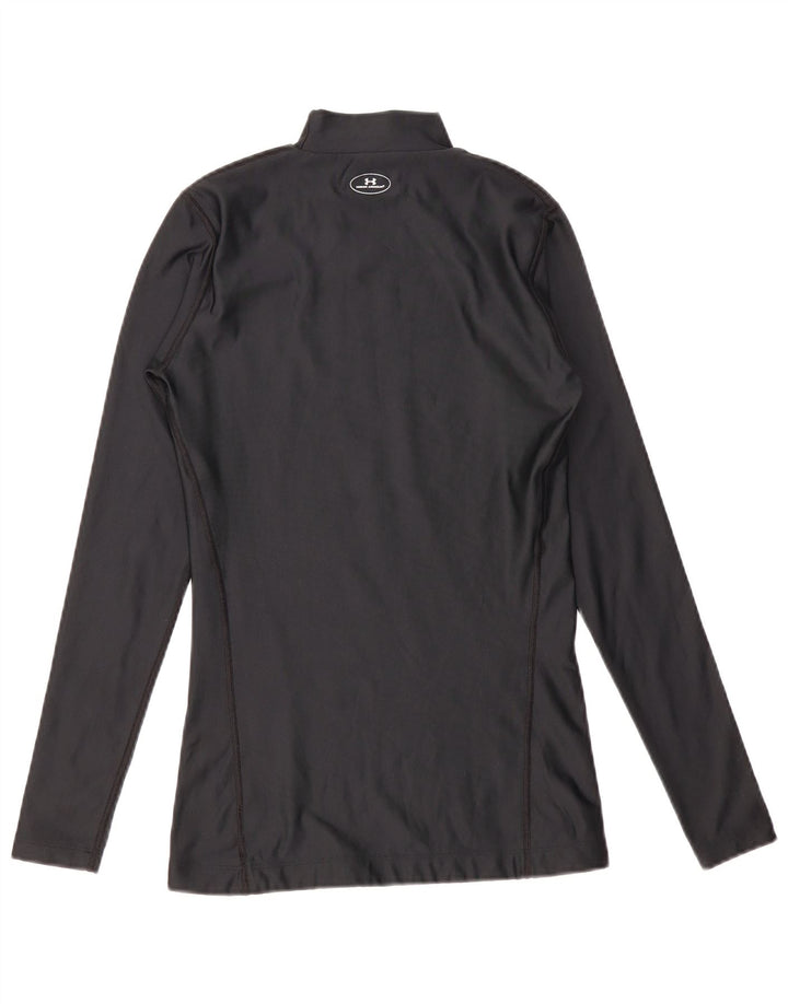 Under Armour Herren Cold Gear Top Langarm Medium Schwarz Polyester