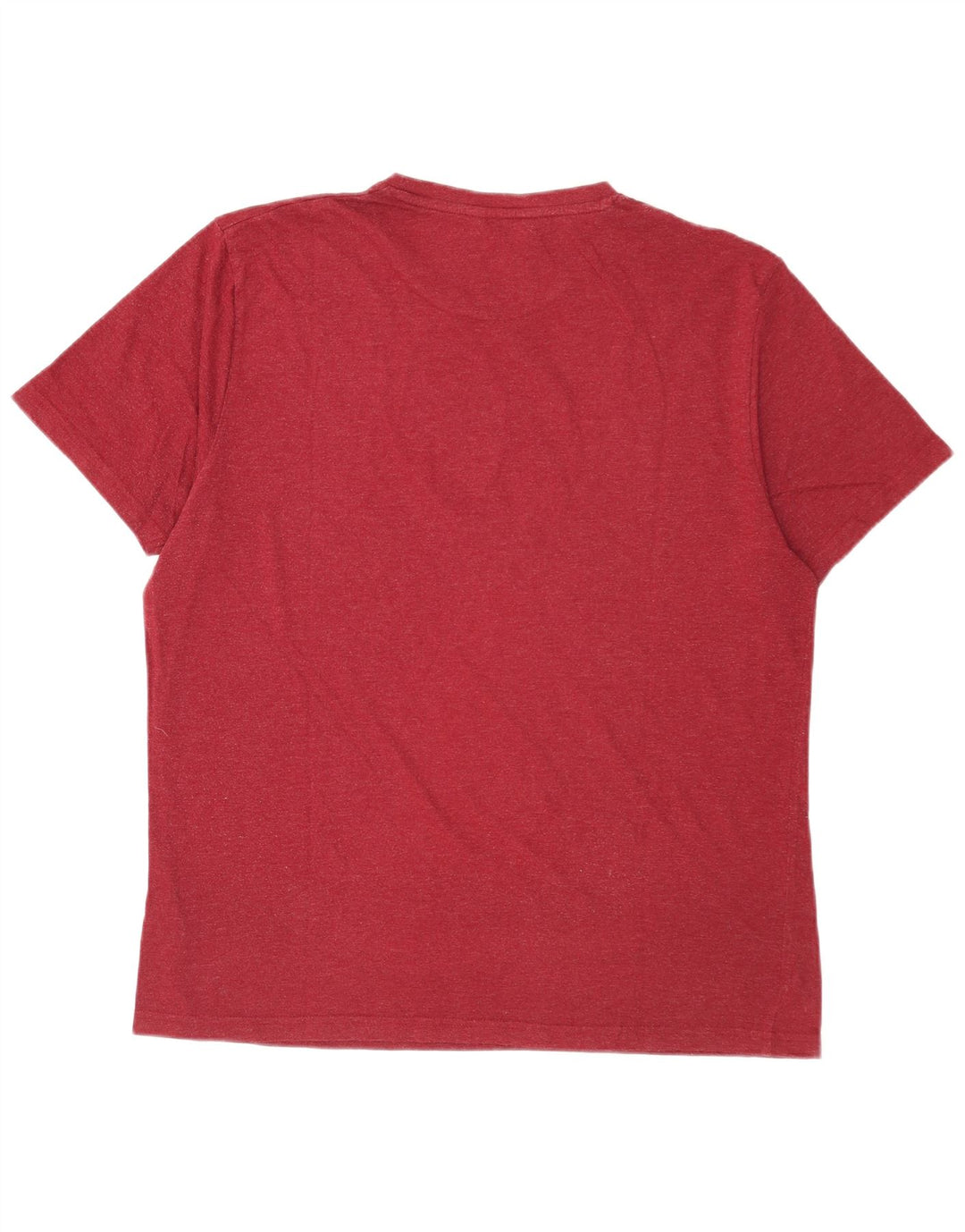 Ben Sherman Herre grafisk T-shirt Top Stor rød bomuld