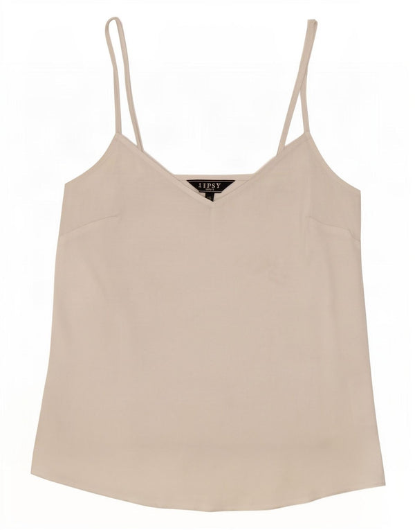 Lipsy Damen Cami Top UK 8 Small Weiß Polyester