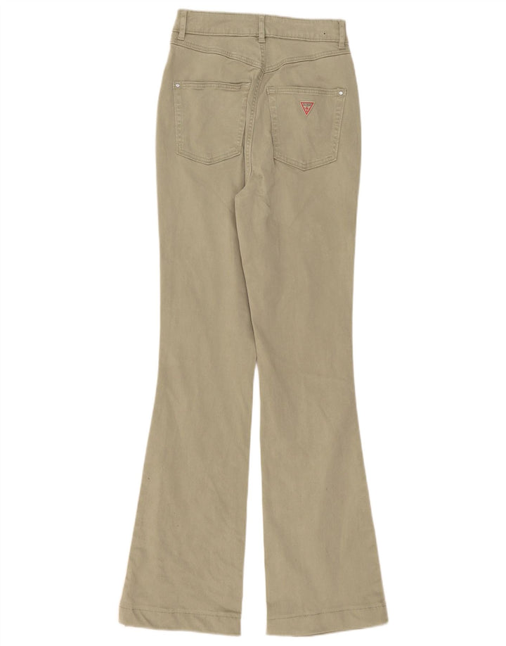 Jeans Bootcut da donna a vita alta Guess W25 L31 Verdi