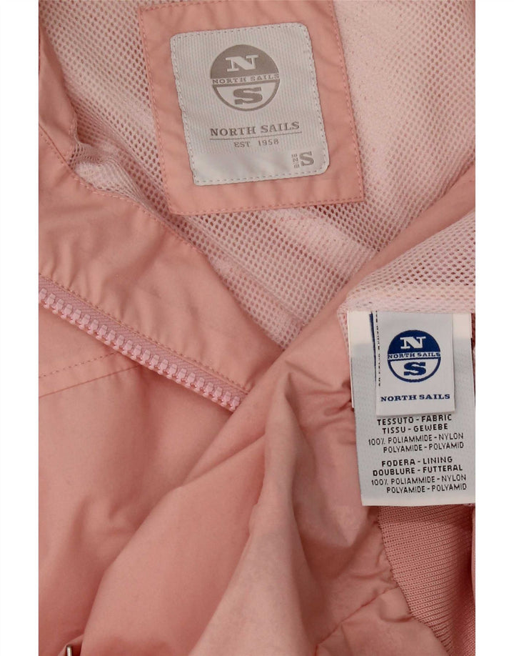 North Sails Womens Bomber Jacket UK 10 Small Pink Polyamide